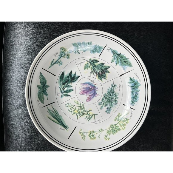Williams-Sonoma Other - WILLIAMS SONOMA Large Pasta Serving Bowl/Dish 13" Culinary Herb Spices Portugal